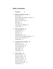 Language of SQL 3rd Edition