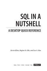 SQL in a Nutshell 4th Edition