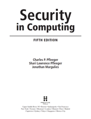 Security in Computing 5th Edition