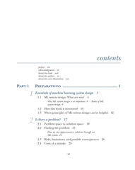 Machine Learning System Design