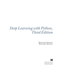 Deep Learning with Python 3rd Edition