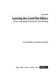 Learning the vi and Vim Editors 8th Edition