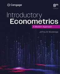 Introductory Econometrics A Modern Approach 8th Edtion