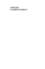 Applied Combinatorics 6th Edition