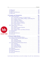 Modern Robotics Mechanics, Planning, and Control