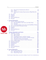 Modern Robotics Mechanics, Planning, and Control