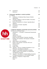 Advances in Portfolio Construction and Implementation