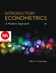 Introductory Econometrics: A Modern Approach 7th Edition