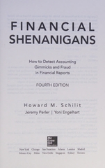 Financial Shenanigans 4th Edition