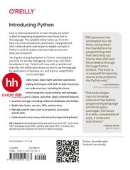 Introducing Python: Modern Computing in Simple Packages 2nd 2019