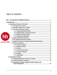 The PMI Guide to Business Analysis