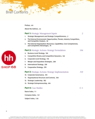 Strategic Management: Concepts and Cases: Competitiveness and Globalization 13th