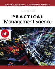 Practical Management Science 6th Edition