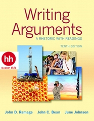 Writing Arguments: A Rhetoric with Readings 10th 2015