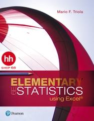 Elementary Statistics Using Excel 6th Edition 2017 by Mario F. Triola