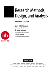 Research Methods, Design, and Analysis 12th Edition