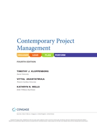 Contemporary Project Management 4th Edition