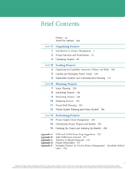 Contemporary Project Management 4th Edition