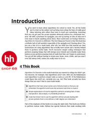 Algorithms For Dummies- HHShop68