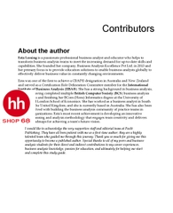 CCBA® and CBAP® Certifications Study Guide