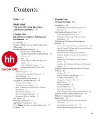 Employee Training & Development - HHSHOP68