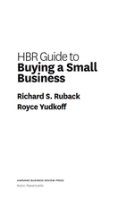 HBR Guide to Buying a Small Business