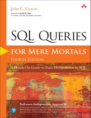 SQL Queries for Mere Mortals: A Hands-On Guide to Data Manipulation in SQL 4th Edition
