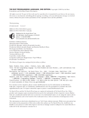 The Rust Programming Language 2nd Edition