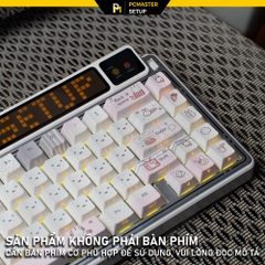 Keycap xuyên led Thỏ Miffy ( PBT /Cherry Profile/ 2Shot/ Dyesub 5D )