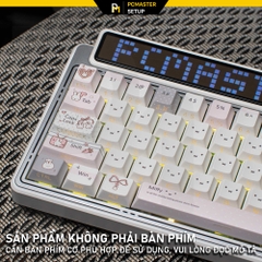 Keycap xuyên led Thỏ Miffy ( PBT /Cherry Profile/ 2Shot/ Dyesub 5D )