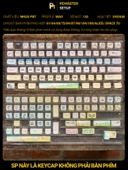 Keycaps pbt Chiikawa ( profile MOA/PBT/dyesub 5D )