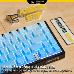 Keycap xuyên led SidePrint Blue Sky ( Profile OEM/ PBT/DoubleShot )