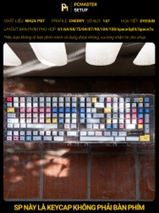 Keycap BKRK ( PBT/ Dyesub 5D/ Cherry Profile )