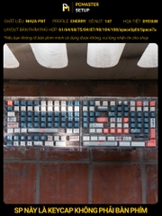 Keycap City Shadow ( PBT/ Deysub 5D/ Cherry Profile )