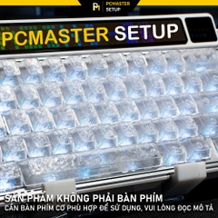 Keycap xuyên led Crystal Carbon Fiber  Profile Cherry nhựa PC