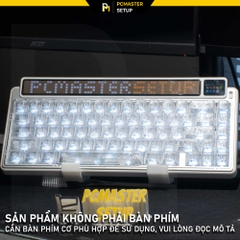 Keycap xuyên led Crystal Carbon Fiber  Profile Cherry nhựa PC