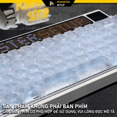 Keycap xuyên led Crystal Carbon Fiber  Profile Cherry nhựa PC