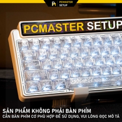 Keycap xuyên led Crystal Carbon Fiber  Profile Cherry nhựa PC
