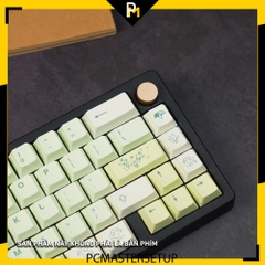 Keycap Ginkgo chất liệu nhựa pbt profile cherry công nghệ in dyesub không mờ 