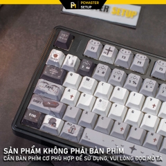 Keycap pbt Gothic ( Dyesub 5D/ Cherry Profile /  PBT )