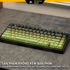 Keycap xuyên led Side Print Gradient Black Green