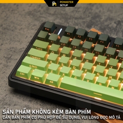 Keycap xuyên led Side Print Gradient Black Green