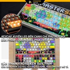 Keycaps xuyên led Graffiti (Profile Cherry /Doubleshot /PBT )