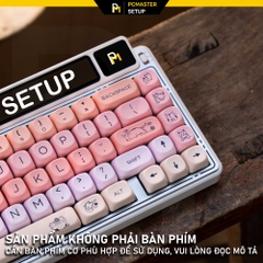 Keycaps pbt Hachimi  ( profile MOA/PBT/dyesub 5D )