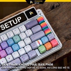 Keycaps pbt Mac Retro ( profile MOA/PBT/dyesub 5D )
