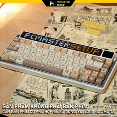 Keycap MAO Mèo Nâu dễ thương ( nhựa PBT/ Dyesub/ profile MAO )