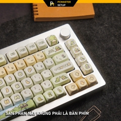 Keycaps pbt Khủng Long Xanh ( profile MOA/PBT/dyesub 5D )