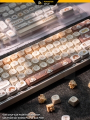 Keycaps pbt MeoMeo ( profile MOA/PBT/dyesub 5D )