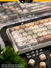 Keycaps pbt MeoMeo ( profile MOA/PBT/dyesub 5D )
