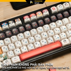 Keycaps pbt Pokemon Go ( profile MOA/PBT/dyesub 5D )